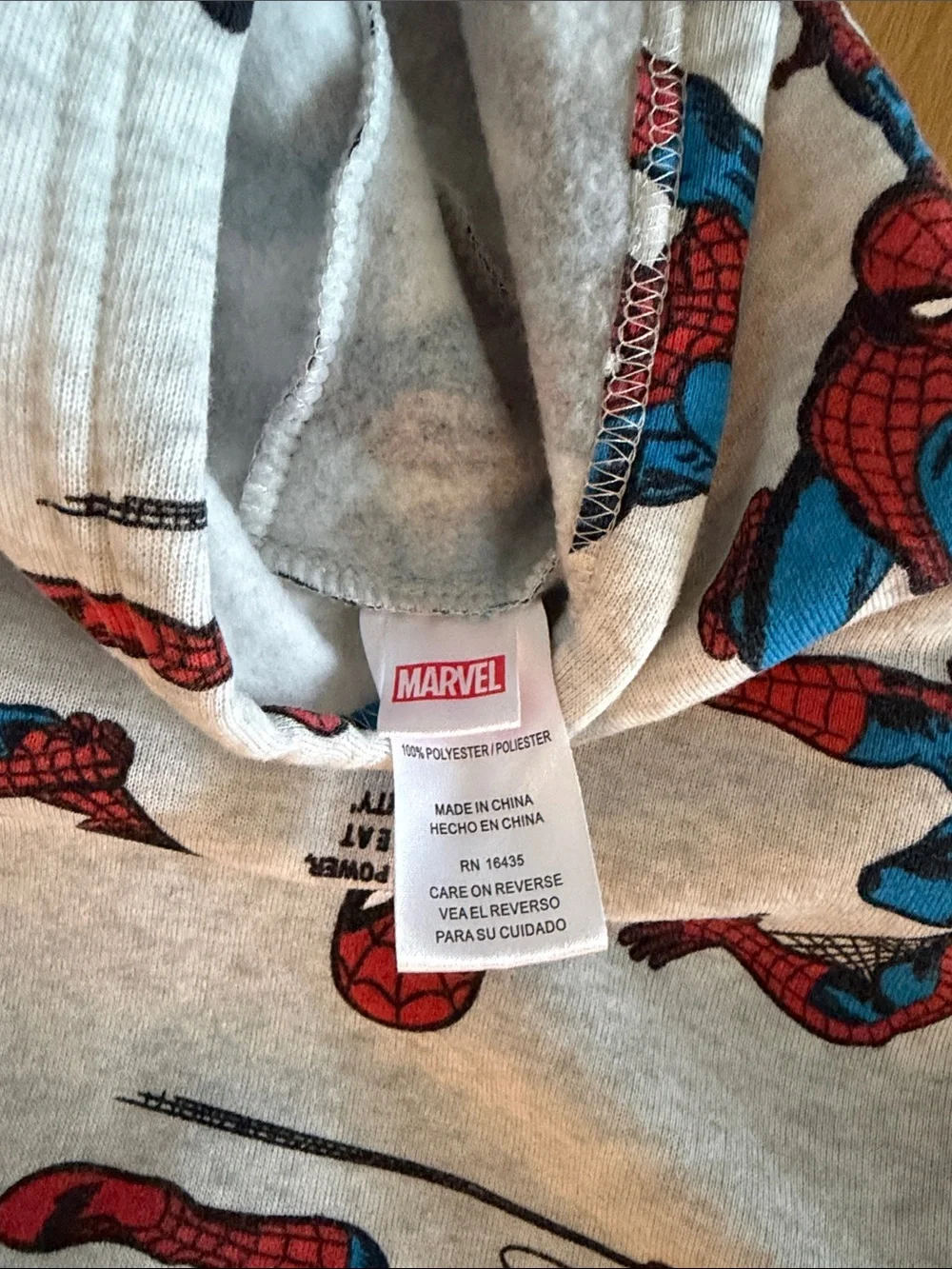 Marvel Red & Blue Spider-Man Toddler Hoodie